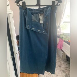 Midi Jean Skirt